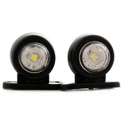Тройно дълго LED рогче, 12/24V червено/бяло/жълто, 14cm