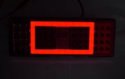 Голям правоъгълен LED Неон диоден стоп, 24V