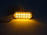 12 LED ЛЕД Аварийна Лампа За Пътна Помощ, Жълта Блиц Светлина, Мигаща