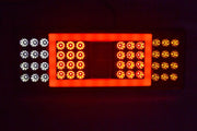 Голям правоъгълен LED Неон диоден стоп, 24V