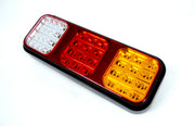 Универсален LED стоп за ремарке с 3 секции и 4 функции, 12-24V
