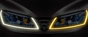 LED DRL ленти за дневни светлини с бягащ мигач