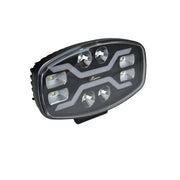 Овал Комбо LED Халоген + дневна бяла/ жълта NEON светлина, 16 диода, 12/24V