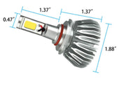 2бр. LED 24W 3000lm диодни Крушки H11 H8 H9 12V 24V