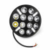Комбиниран LED халоген, бяло/жълто със 16 диода, 100W, 22.5', 12/24V