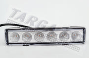 LED червена warning мигаща лампа (стоп), прозрачно стъкло, 3 функции