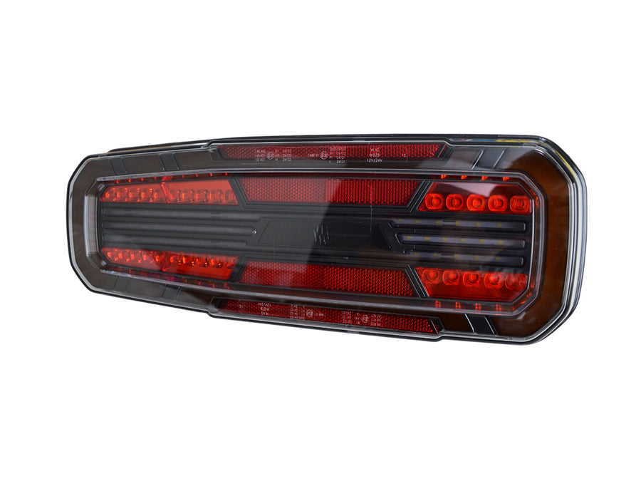 Smoked LED Стоп с динамичен мигач 12/24V, ляв
