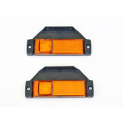 LED габарит жълт несиметричен, 12-24V
