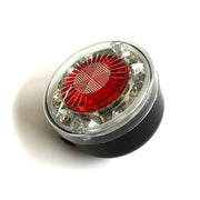 Кръгъл LED стоп 24V, тип Хамбургер с кристално стъклo