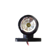Късо LED рогче с 2 диода, 12V - червено/бяло