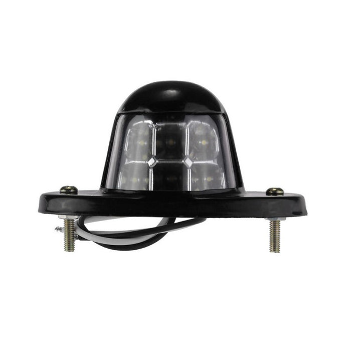 LED осветление за номер 24V, черно метално