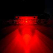 Червен LED габарит, 1 диод овал, 12-24V