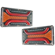 LED неон стоп, с 2 дъги