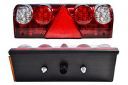 Голям LED стоп за ремарке с триъгълник, 24V, тип Krone