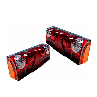 Голям LED стоп за ремарке с триъгълник, 24V, тип Krone