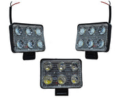 LED прожектор 18W, 3D дизайн, 6 диода – мощен алуминиев прожектор