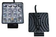 Тънък 3D LED халоген - прожектор алуминий 16 диода, 48W