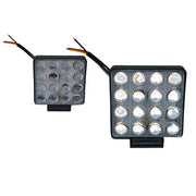 Тънък 3D LED халоген - прожектор алуминий 16 диода, 48W