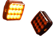 Куфар с диоден маяк / блиц, с магнит и зарядно, с 12 SMD диода, 6 функции