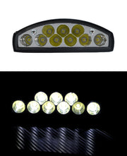 LED халоген - прожектор с горен овал, 9 диода 27W