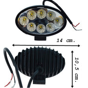 LED халоген - прожектор алуминий 8 диода, 24W