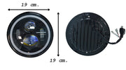 Кръгъл LED халоген за JEEP, 60W, къси, дълги и ангелски очи