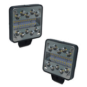 Kвадратен LED халоген- прожектор  алуминий  34 диода, 34W