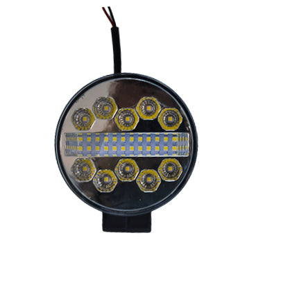 Тънък кръгъл LED халоген- прожектор, алуминий, 34 диода, 34W