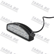 LED халоген - прожектор с горен овал, 9 диода 27W