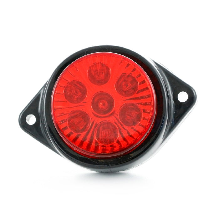 Червен LED габарит 12V диодна светлина със 7 SMD