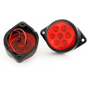 Червен LED габарит 12V диодна светлина със 7 SMD