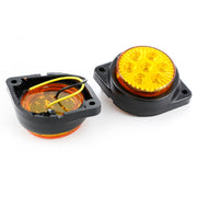 Жълт LED габарит 12V,  диодна светлина със 7 SMD