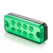 Зелен LED габарит 12V, диодна светлина с 8 диода