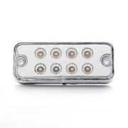 Бял LED габарит 24V, диодна светлина с 8 диода