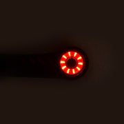 Диодно LED рогче, червено/жълто с 10 диода -  24V