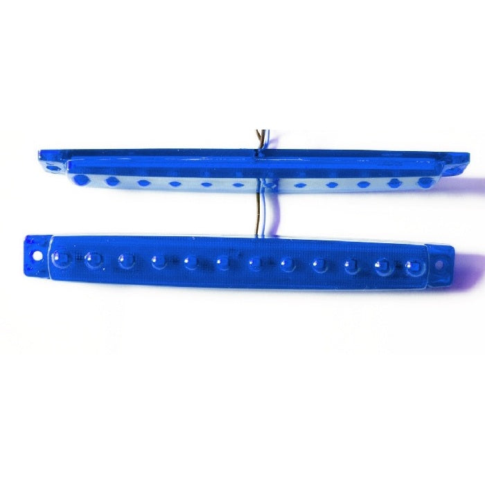 Син LED габарит с 12 диода, 12V