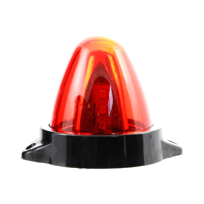Червен LED габарит с 12 SMD диода - въртяща светлина 24V
