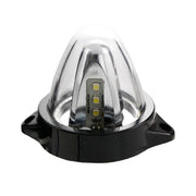 Бял LED габарит с 12 SMD диода - въртяща светлина 24V
