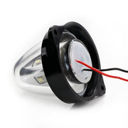 Бял LED габарит с 12 SMD диода - въртяща светлина 24V