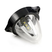 Бял LED габарит с 12 SMD диода - въртяща светлина 24V