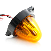 Жълт LED габарит с 12 SMD диода - въртяща светлина 24V