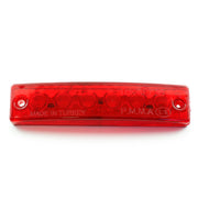 Червен LED габарит 24V с единична функция