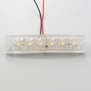 Бял LED габарит, 12V с единична функция за универсална употреба