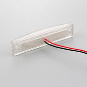 Бял LED габарит, 12V с единична функция за универсална употреба