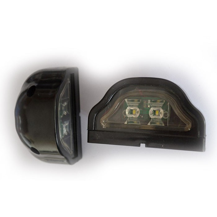 LED осветление за номер черно,  24V