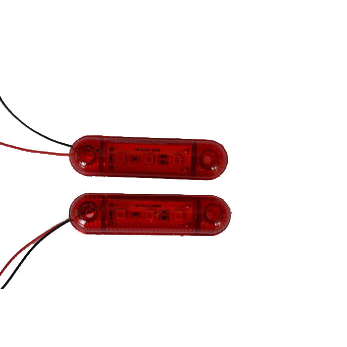 Диоден габарит червен, 24V  с 3 SMD LED