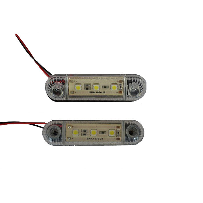 Диоден габарит бял, 24V с 3 SMD LED