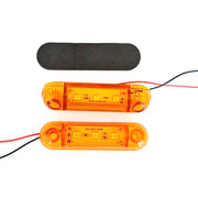 Диоден габарит жълт, 24V  с 3 SMD LED