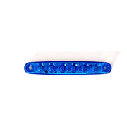 LED габарит, светлина тънка синя, 24V с 6 SMD LED