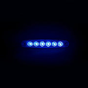LED габарит, светлина тънка синя, 12V с 6 SMD LED